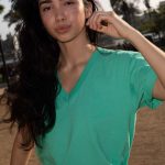 UNISEX FINE JERSEY V-NECK T-SHIRT