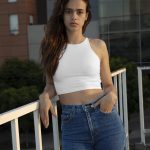 WOMEN'S COTTON SPANDEX CROP TANK