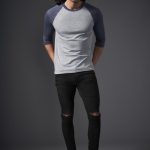 ADULT TRI-BLEND ¾ SLEEVE RAGLAN TEE