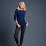 WOMEN'S STRETCH 3/4 SLEEVE TEE