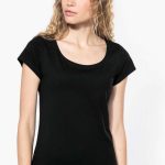 LADIES’ BOAT NECK SHORT-SLEEVED T-SHIRT