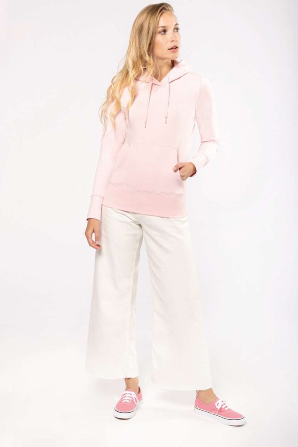 LADIES' ECO-FRIENDLY HOODED SWEATSHIRT
