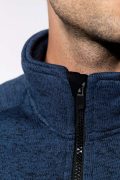 MEN'S FULL ZIP HEATHER JACKET - Slika 4