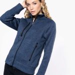 LADIES' FULL ZIP HEATHER JACKET