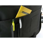 DOCUMENT BAG WITH FRONT FLAP
