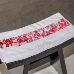 OLIMA TOWEL WITH SUBLIMATION BORDURE