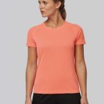 LADIES' SHORT-SLEEVED SPORTS T-SHIRT