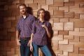 'SIDEHILL' CHECK - MEN'S LONG SLEEVE COTTON SHIRT - Slika 2