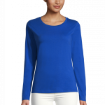 SOL'S MAJESTIC - WOMEN'S ROUND COLLAR LONG SLEEVE T-SHIRT