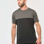 UNISEX ECO-FRIENDLY SHORT SLEEVE TWO-TONE T-SHIRT