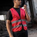 SAFETY / FUNCTIONAL VEST "HANNOVER" - FOUR REFLECTIVE STRIPES