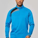 ADULTS' ZIP NECK TRAINING TOP