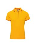 LADIES’ CONTRAST COOLCHECKER POLO