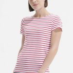SOL'S MILES WOMEN - ROUND NECK STRIPED T-SHIRT