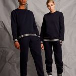 SWEAT WITH STRIPE CUFFS