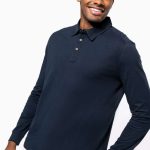 MEN'S LONG SLEEVED JERSEY POLO SHIRT