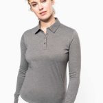 LADIES' LONG SLEEVE JERSEY POLO SHIRT