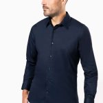 MEN’S LONG-SLEEVED COTTON POPLIN SHIRT