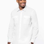 MEN'S LONG-SLEEVED SAFARI SHIRT