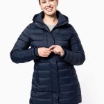 LADIES' LIGHTWEIGHT HOODED PADDED PARKA