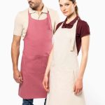 COTTON APRON WITH POCKET