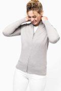 LADIES' FULL ZIP  CARDIGAN