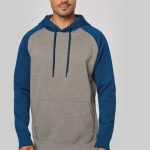 ADULT TWO-TONE HOODED SWEATSHIRT