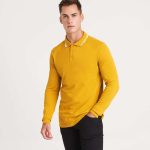 LONG SLEEVE TIPPED 100 POLO