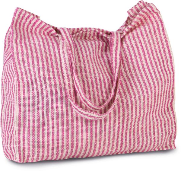 JUCO STRIPED SHOPPER BAG