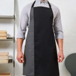 'COLOURS COLLECTION’ CONTRAST BIB APRON
