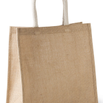 JUTE CANVAS TOTE - LARGE