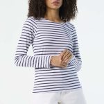 SOL'S MARINE WOMEN - LONG SLEEVE STRIPED T-SHIRT