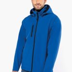 UNISEX 3-LAYER SOFTSHELL HOODED JACKET WITH REMOVABLE SLEEVES