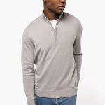 MEN'S ZIP NECK JUMPER