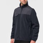 FLEECE JACKET WITH REMOVABLE SLEEVES