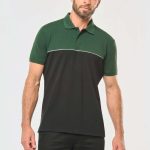UNISEX ECO-FRIENDLY TWO-TONE SHORT SLEEVE POLO SHIRT