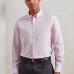 MEN’S COTTON RICH OXFORD STRIPES SHIRT