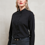 WOMEN’S BANDED COLLAR 'GRANDAD' SHIRT