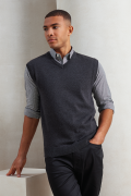 MEN'S V-NECK SLEEVELESS SWEATER - Slika 2