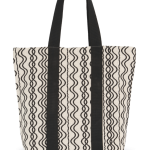 RECYCLED SHOPPING BAG - WAVY PATTERN