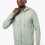 UNISEX ECO-FRIENDLY FRENCH TERRY ZIPPED HOODED SWEATSHIRT