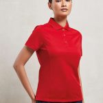 LADIES’ COOLCHECKER® PIQUE POLO